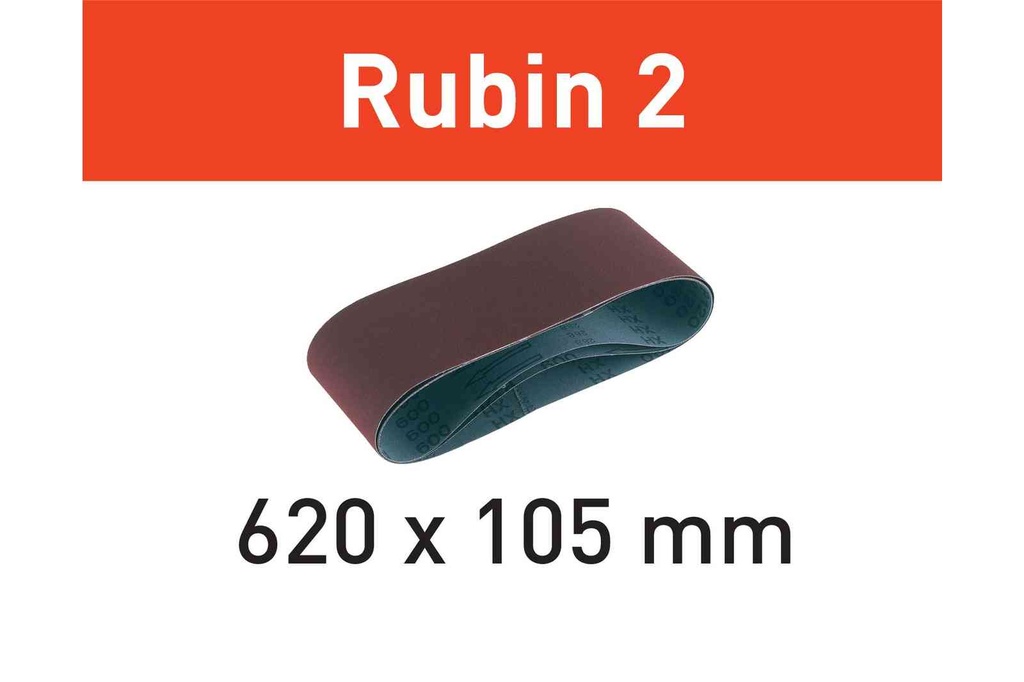 Brúsny pás Rubin 2 L620X105-P120 RU2/10