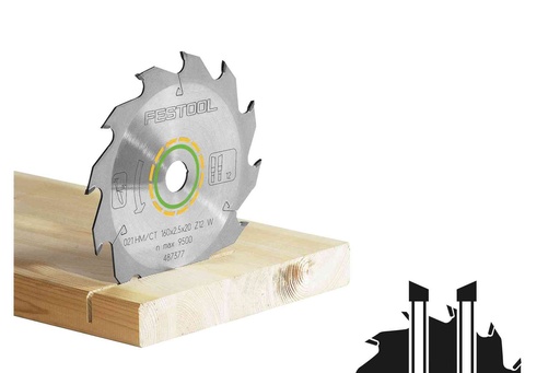 [768129] Pílový kotúč do kotúčovej píly WOOD STANDARD HW 160x2,2x20 W18