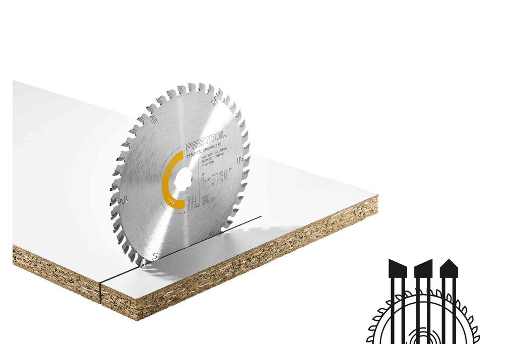 Pílový kotúč do kotúčovej píly WOOD FINE CUT HW 160x2,2x20 W48