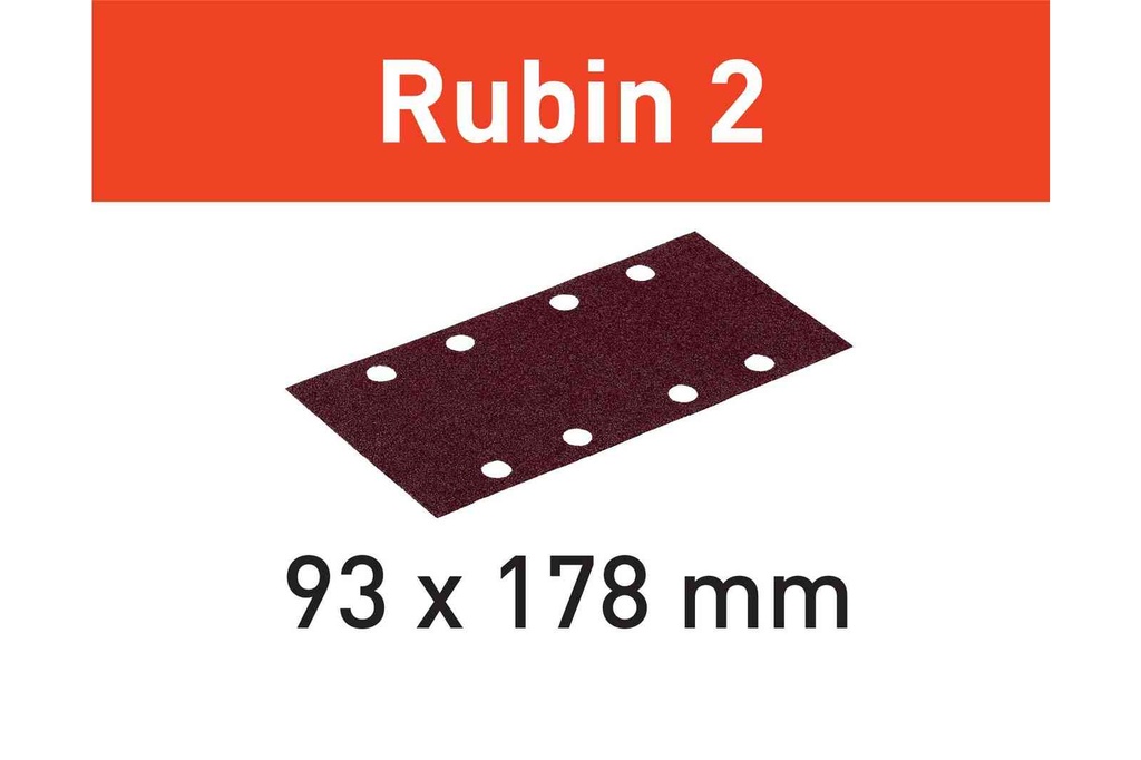 Brúsny pruh Rubin 2 STF 93X178/8 P80 RU2/50