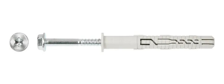 Hmoždinka rámová so skrutkou so 6HR hlavou TX - KPR-FAST