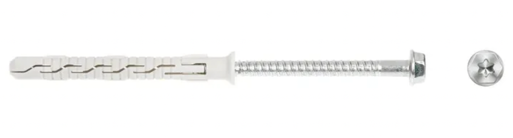 Hmoždinka rámová so skrutkou so zapustenou hlavou ⌀8 TX - KPS-FAST (kópia)