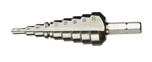 [104672] Wera 843 stupňovitý vrták, 4-20 mm